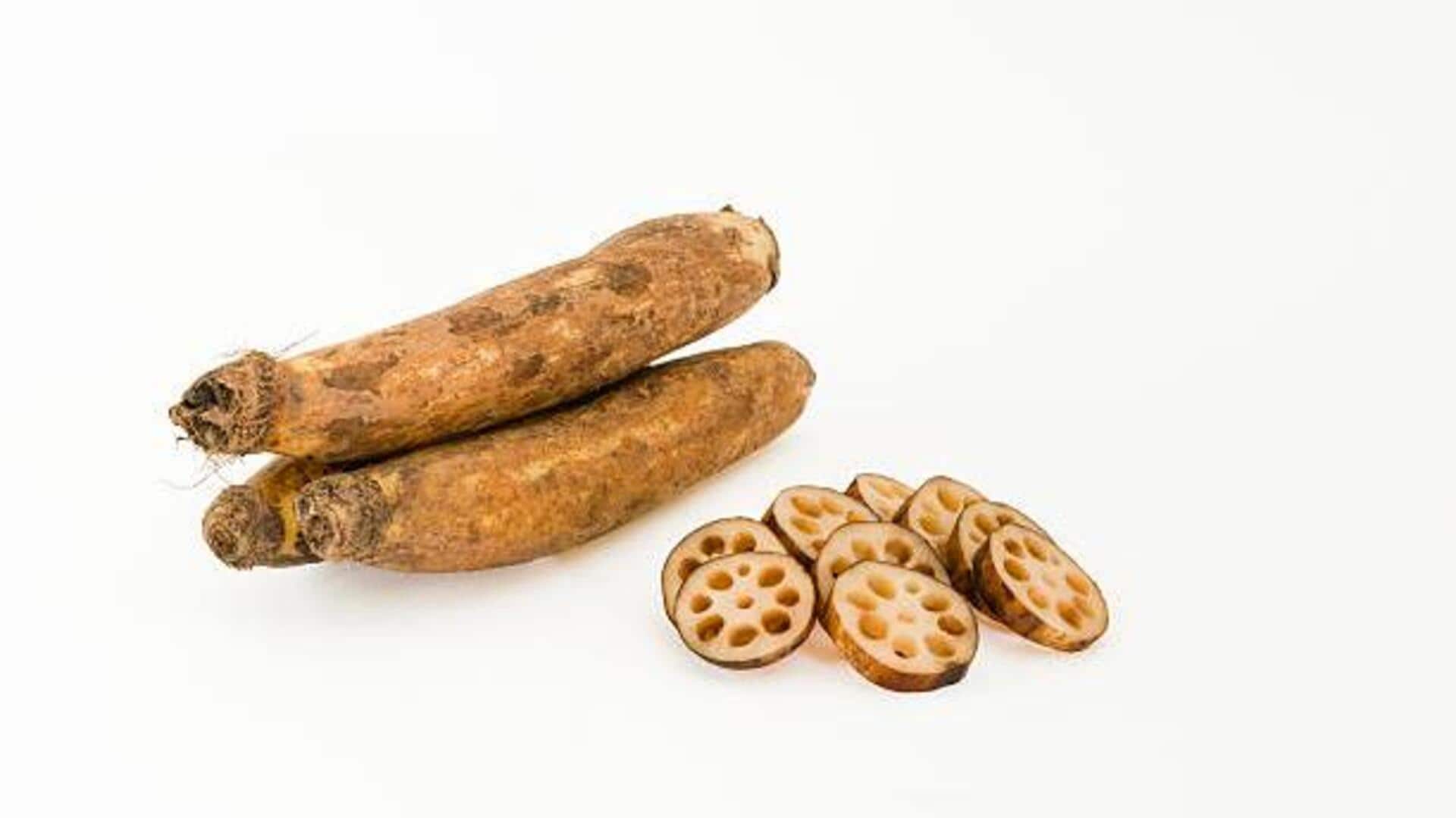 Lotus stem: A crunchy salad game-changer