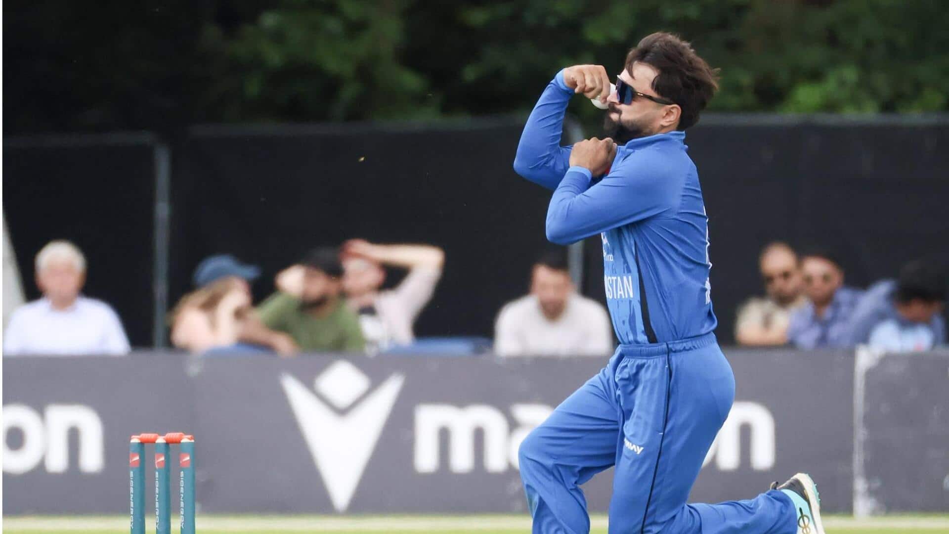 Rashid Khan delivers yet another match-winning spell versus Ireland (ODIs) 