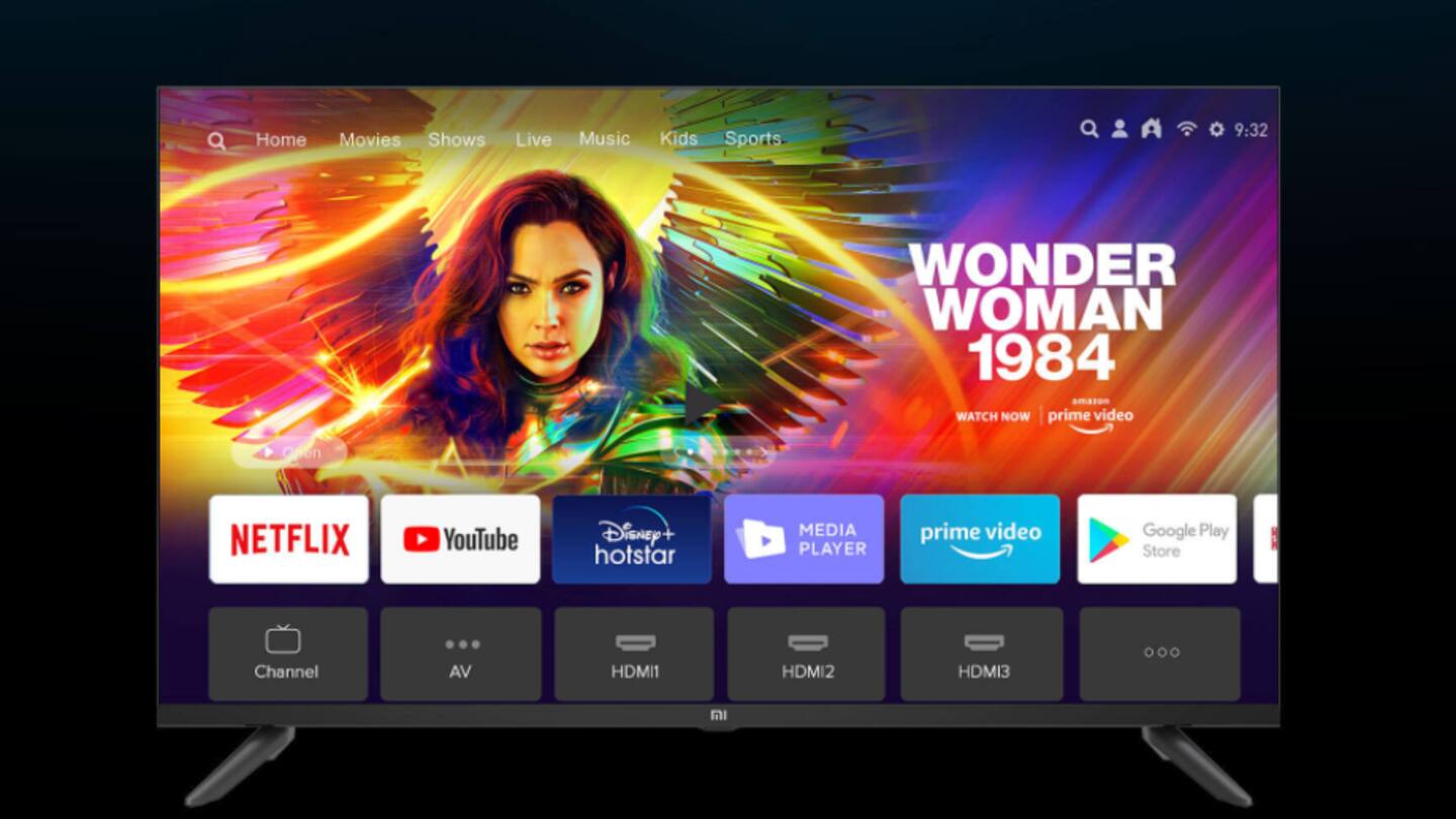The television boots PatchWall UI based on Android TV The television boots PatchWall UI based on Android TV