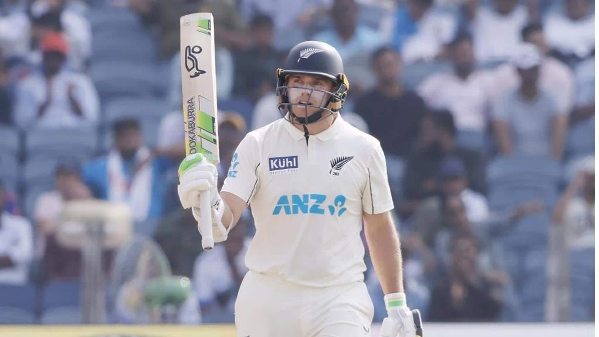 Tom Latham misses out on maiden Test hundred vs India