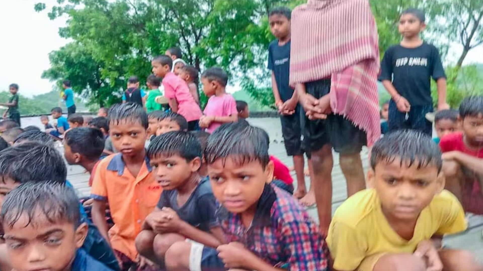 162 students rescued from submerged school in Jharkhand 162 students rescued from submerged school in Jharkhand
