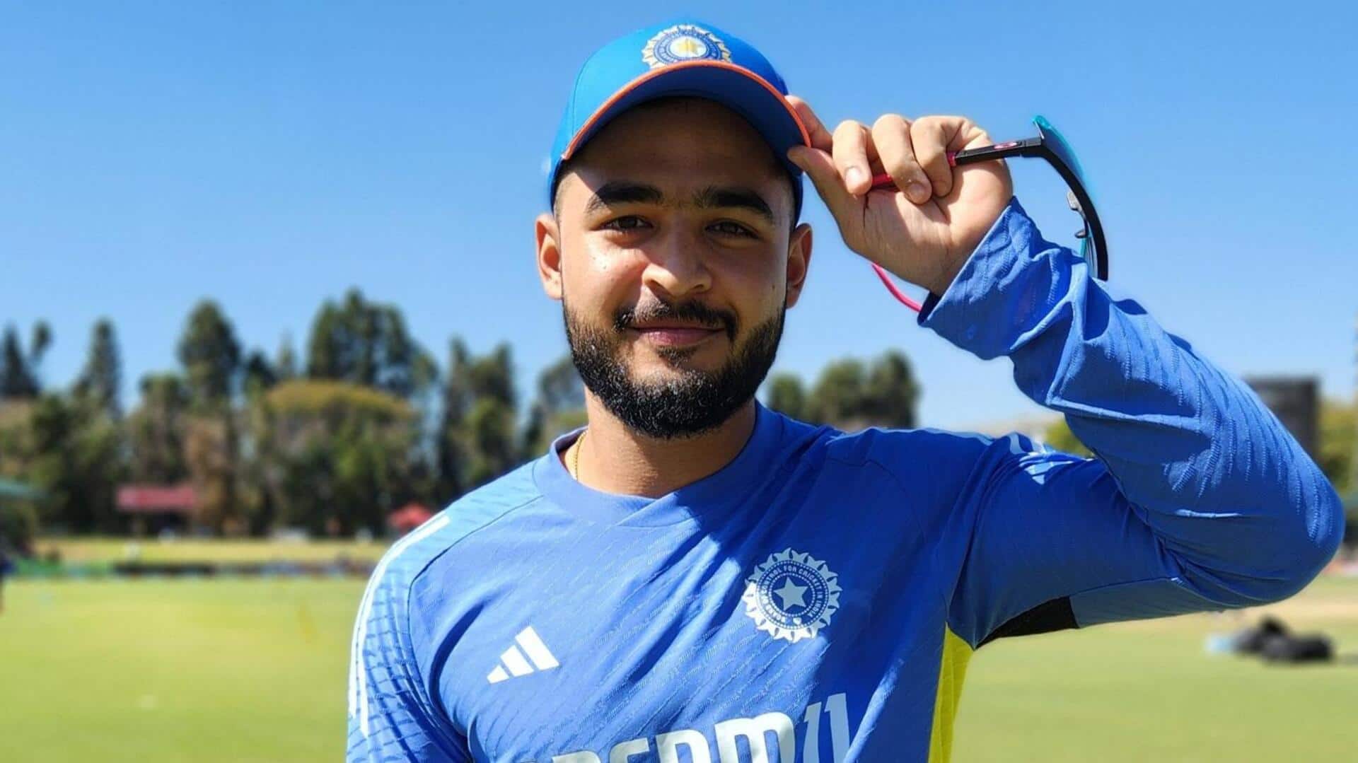 T20 WC warm-up: Riyan Parag slams 39-ball 69 versus Namibia