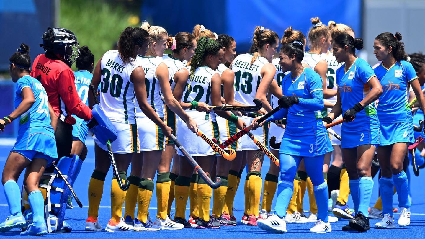 Indian women's hockey team beats South Africa 4-3 Indian women's hockey team beats South Africa 4-3