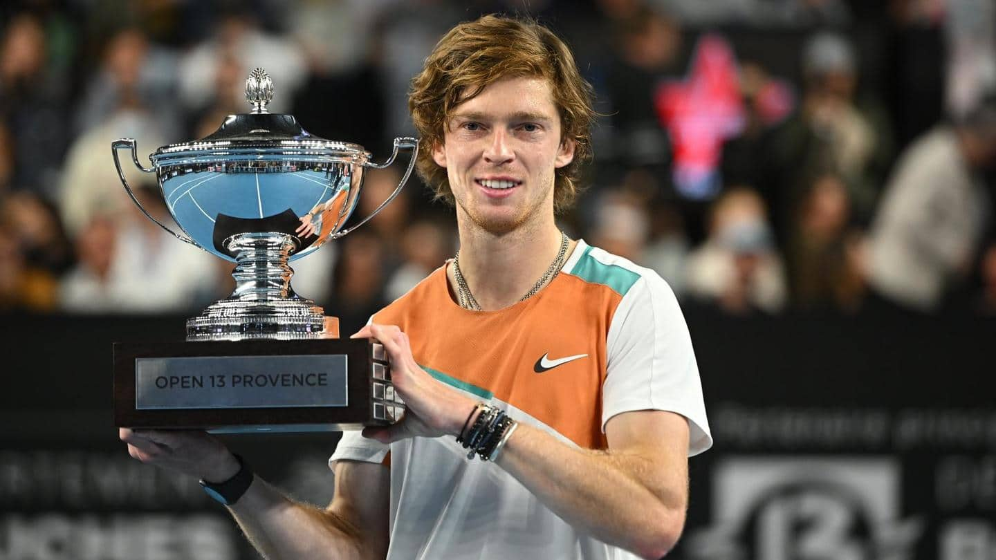 Russia's Rublev calls for peace after reaching Dubai Championships final