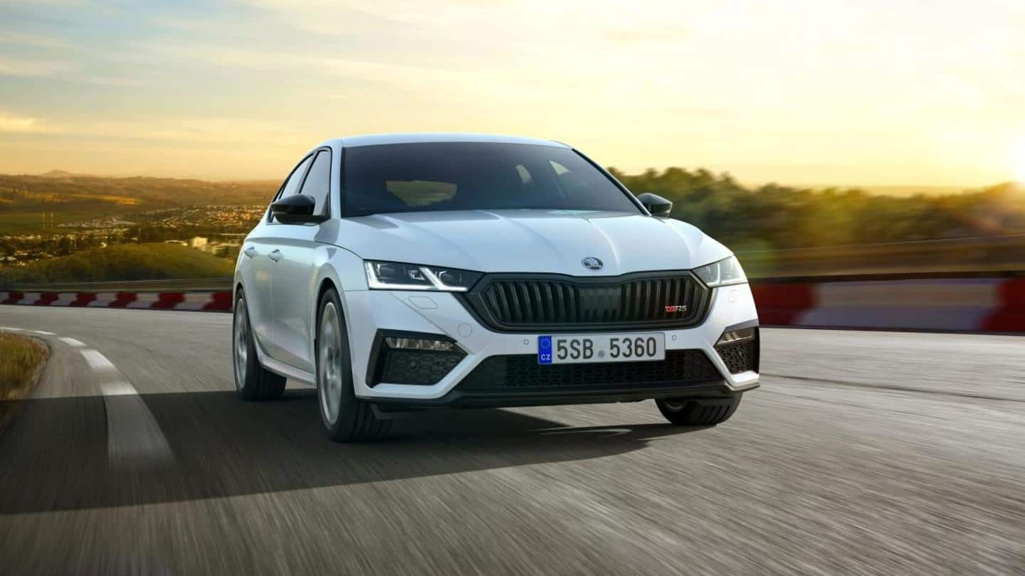 SKODA OCTAVIA RS iV will arrive in India by mid-2023