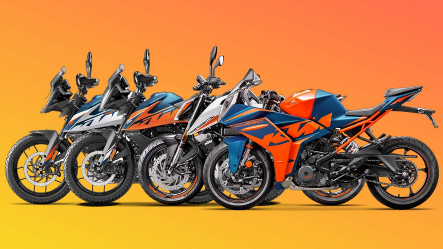 KTM motorcycles receive another price-hike in India: Check new prices