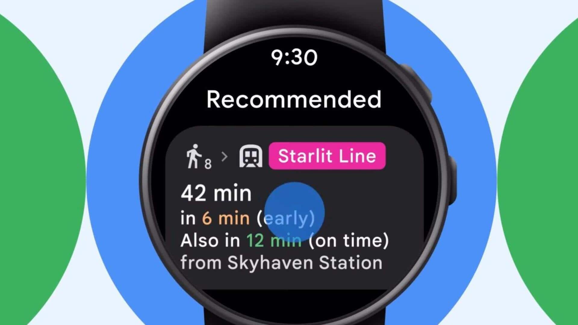 Now access transit directions on Google Maps for Wear OS