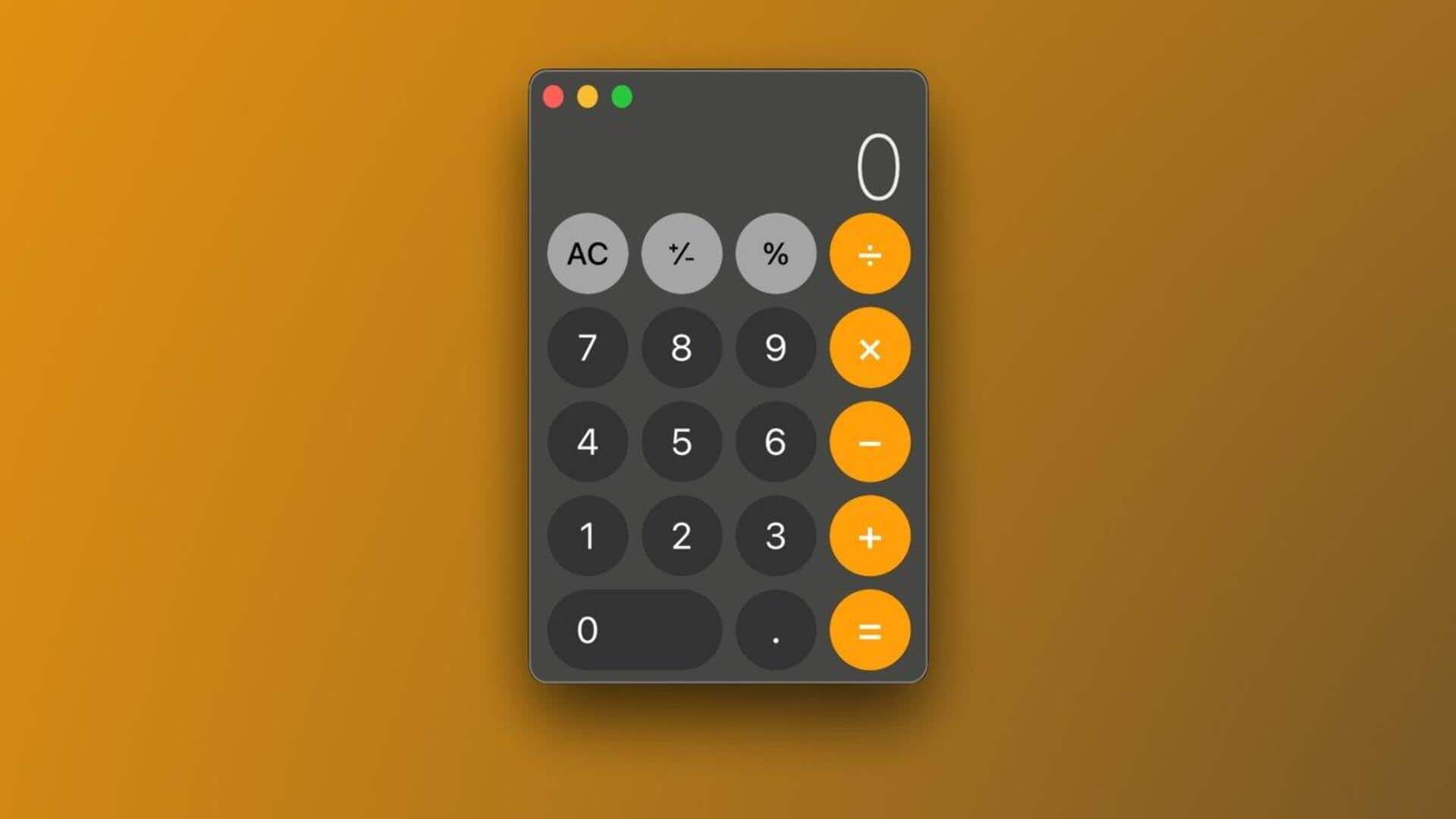 Apple's revamped calculator app for Mac launching at WWDC 2024