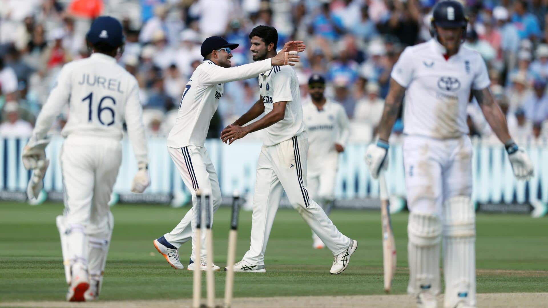 Washington Sundar floors England with four-fer in Lord's Test: Stats