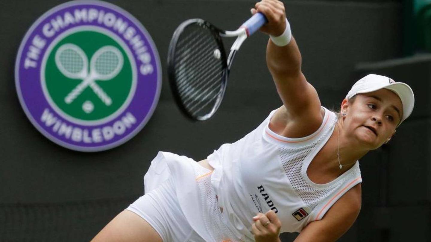 Barty has not fared well at the Wimbledon Barty has not fared well at the Wimbledon
