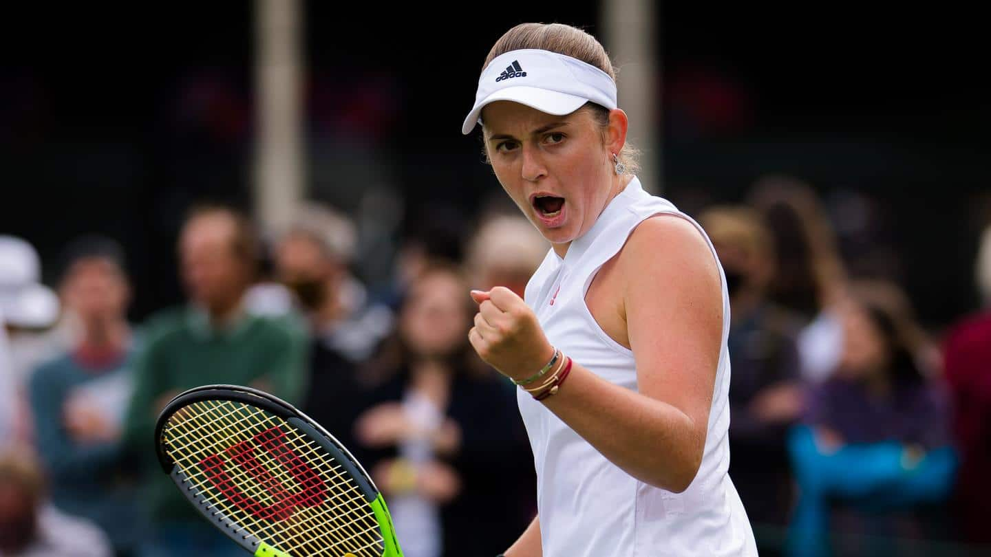 Eastbourne International: Jelena Ostapenko beats Camila Giorgi, reaches final