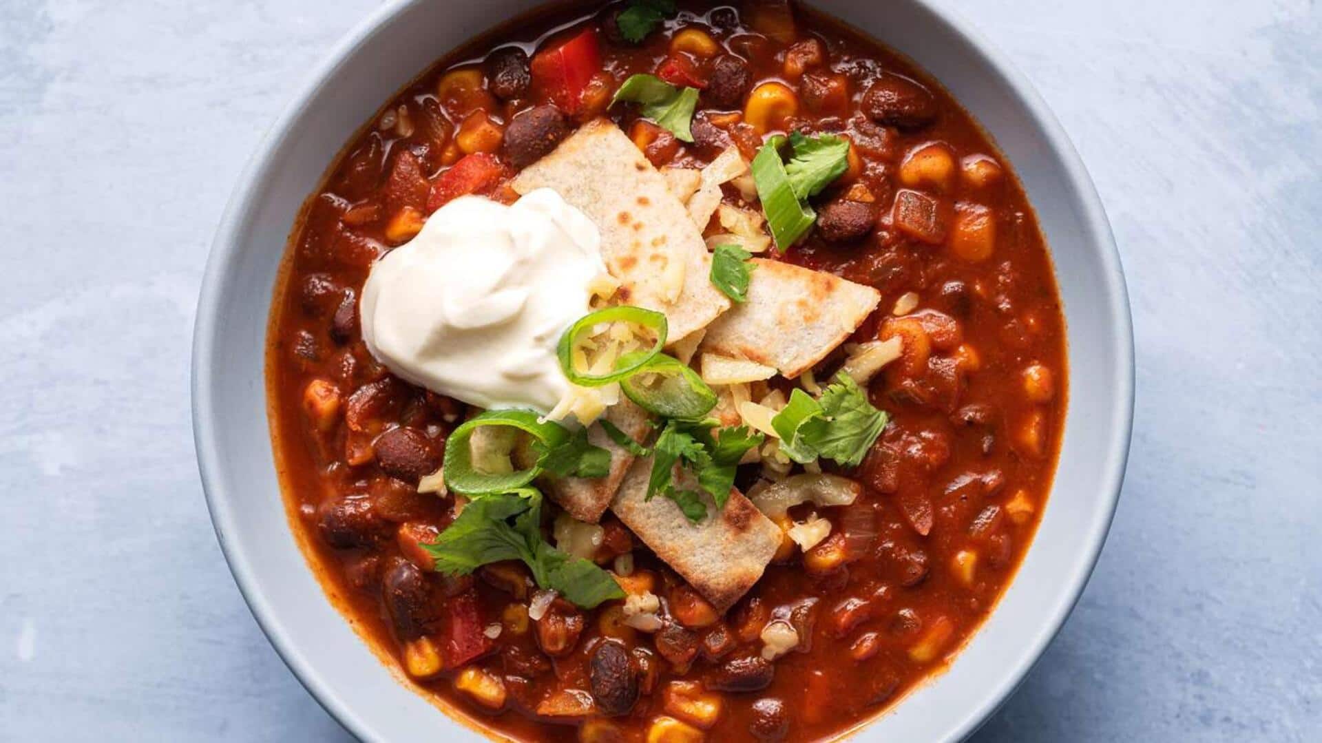 Chili upgrade: Add black beans and corn for flavor Chili upgrade: Add black beans and corn for flavor