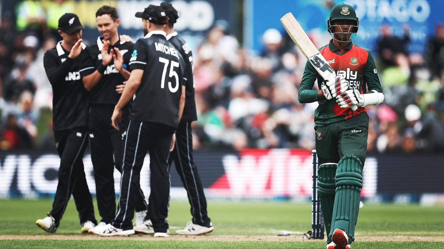 1st ODI, NZ thrash Bangladesh by eight wickets: Records broken