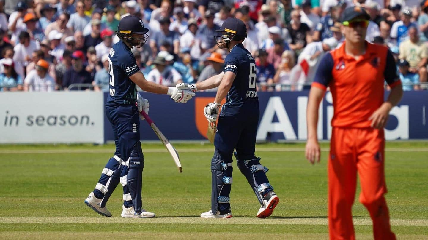 Netherlands vs England: Salt, Malan, Buttler slam centuries- Key stats