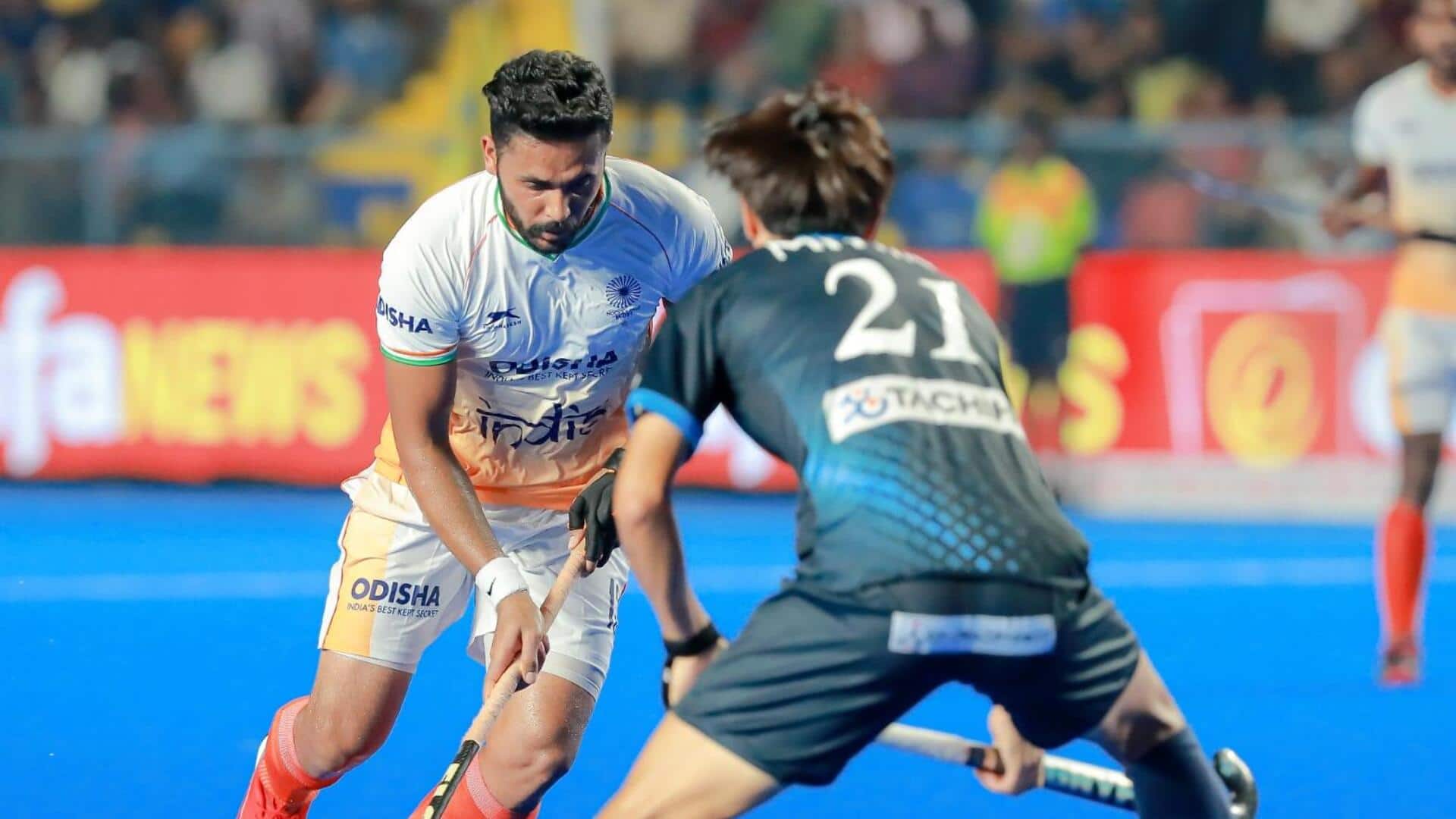 Asian Champions Trophy: India hold Japan, drop down to second