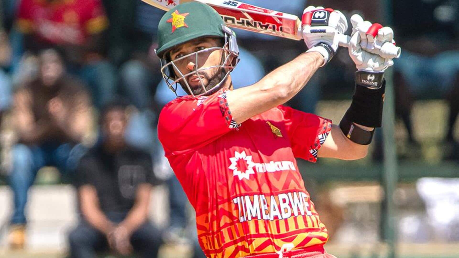 Sikandar Raza slams his fifth ODI fifty against SL: Stats Sikandar Raza slams his fifth ODI fifty against SL: Stats