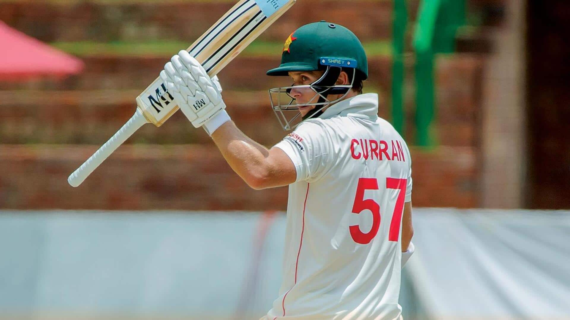 Ben Curran smashes half-century on Test debut: Key stats