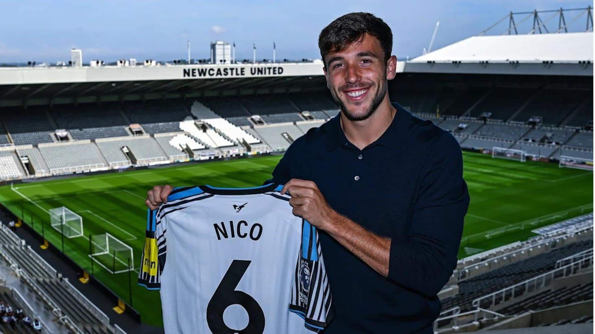 Newcastle United sign Manchester City midfielder Nico Gonzalez for £50m