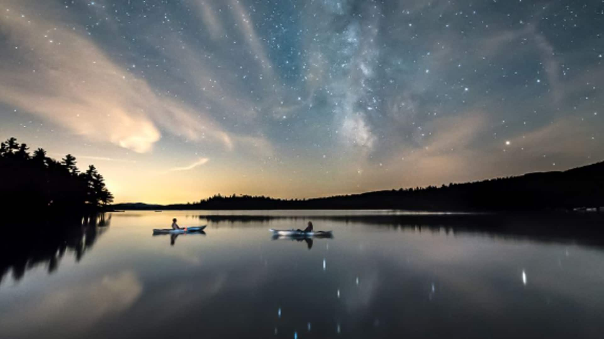 Kayaking under the stars in Vieques, Puerto Rico