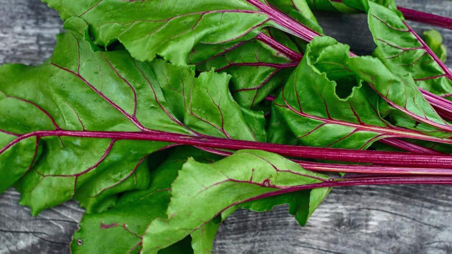 Enchanting recipes with velvety beet leaves