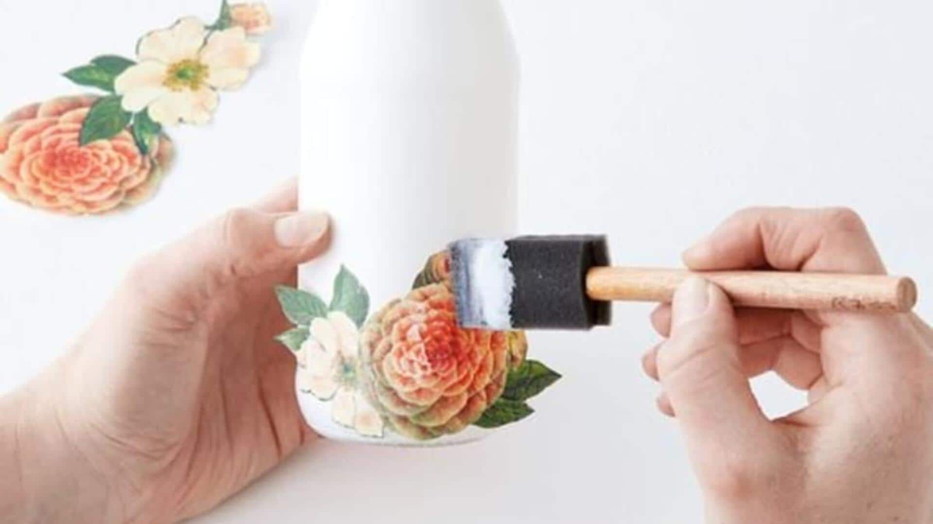 Introduction to decoupage art: A paper-crafting technique