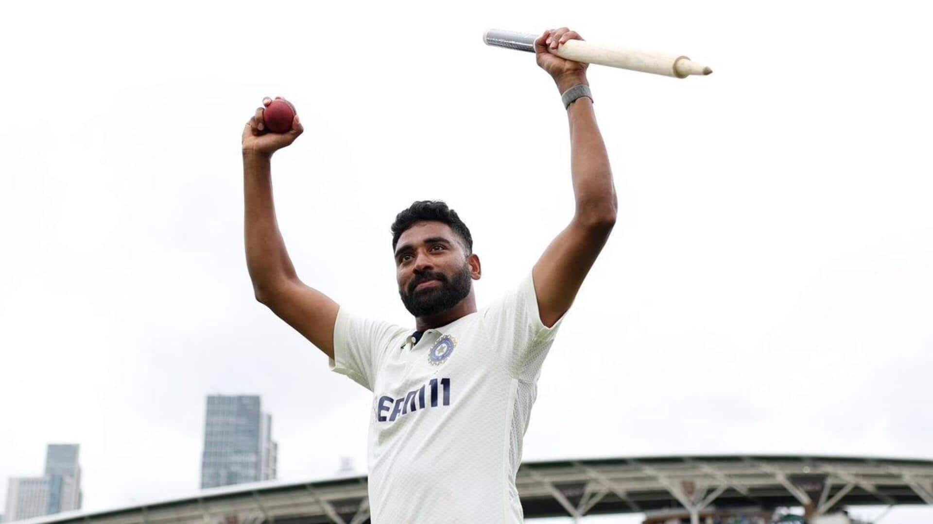 Mohammed Siraj named ICC Player of the Month for August Mohammed Siraj named ICC Player of the Month for August
