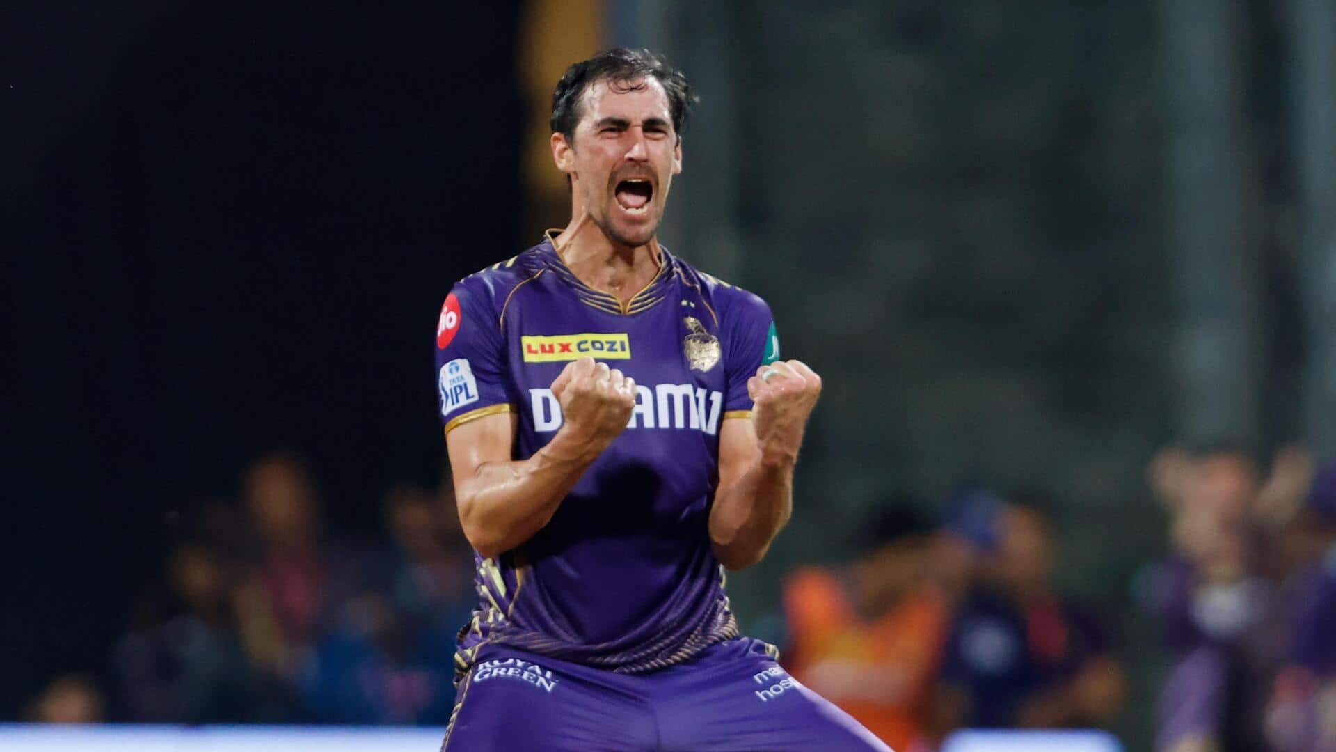 Mitchell Starc claims his second four-wicket haul in IPL: Stats