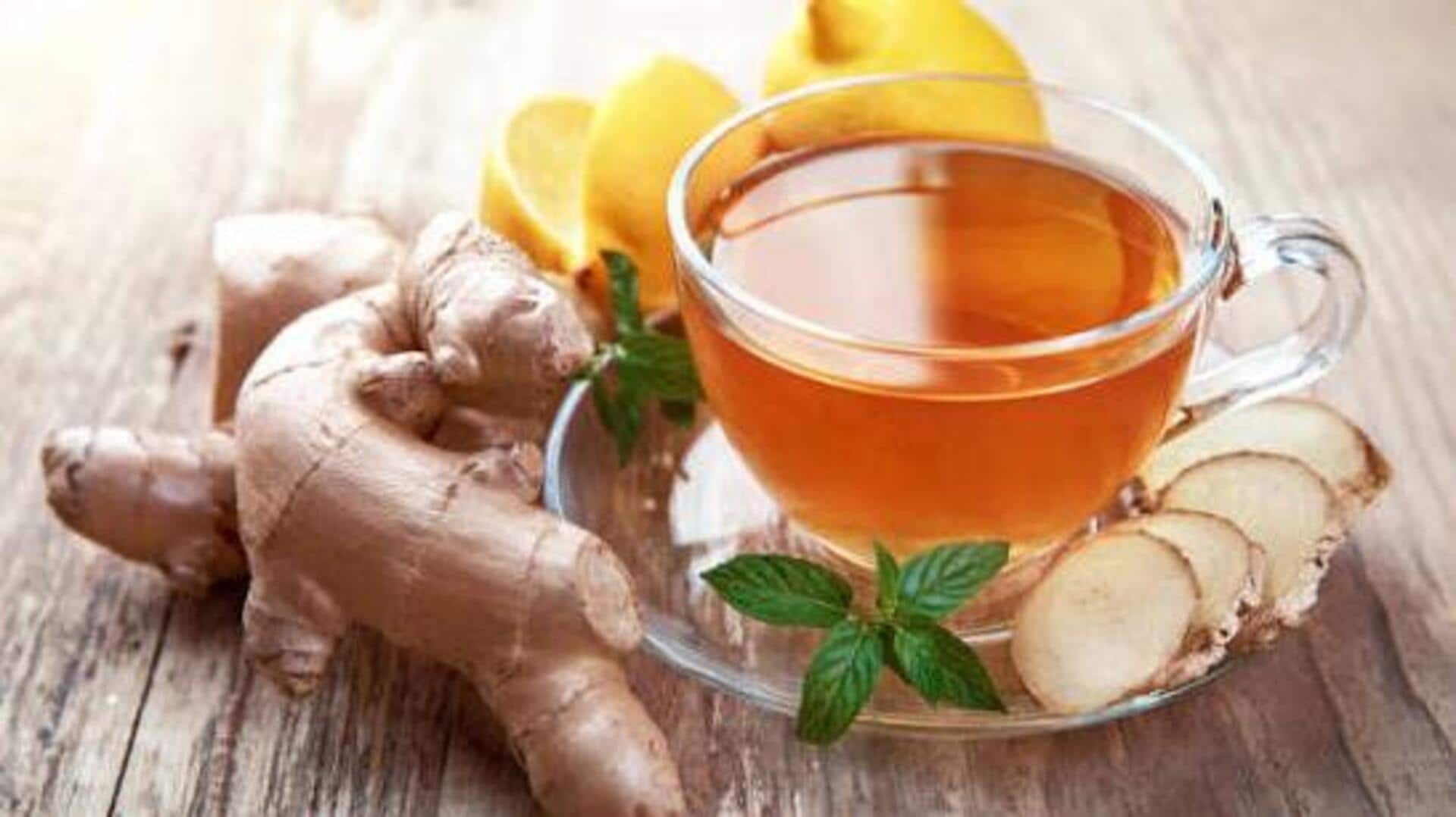 5 detox drinks to make with lemon and ginger 
