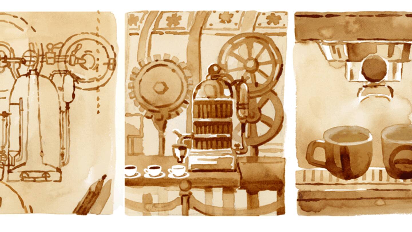 Google pays tribute to espresso machine inventor Angelo Moriondo
