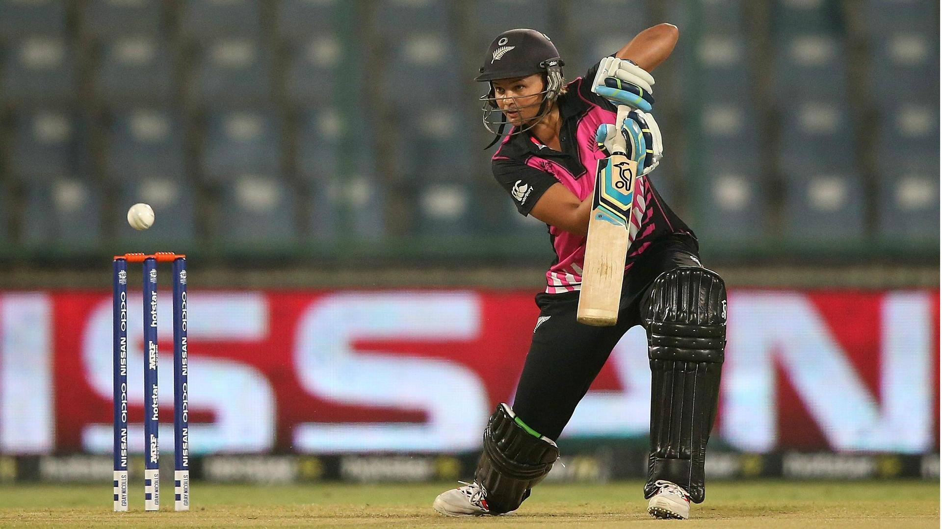 Suzie Bates scripts history with eighth half-century in WT20 WC
