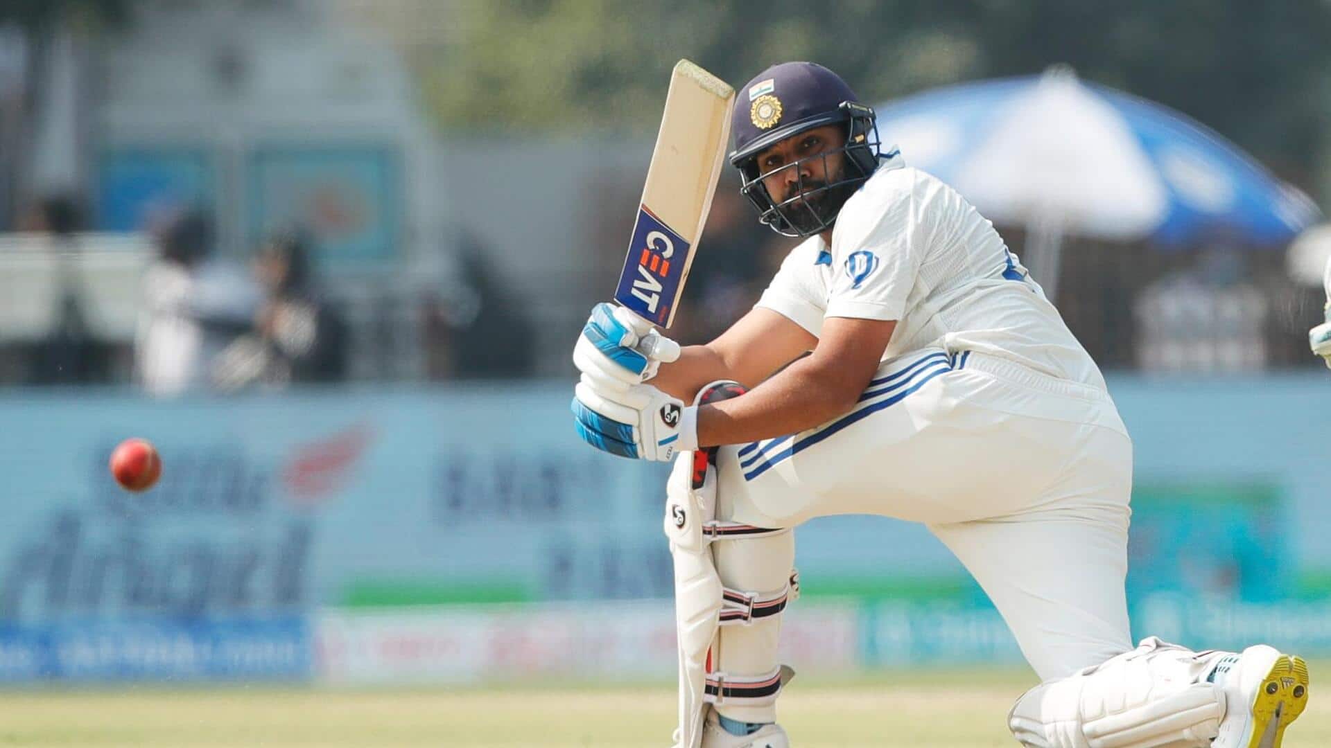 Rohit Sharma hammers his third Test century against England