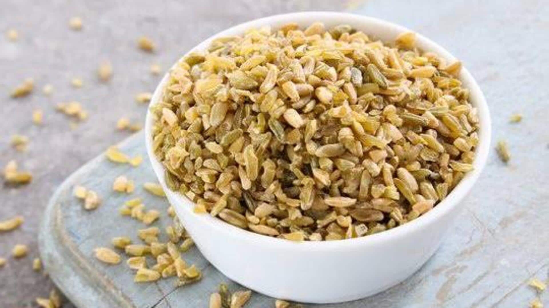 Freekeh wheat, a staple in African cuisine