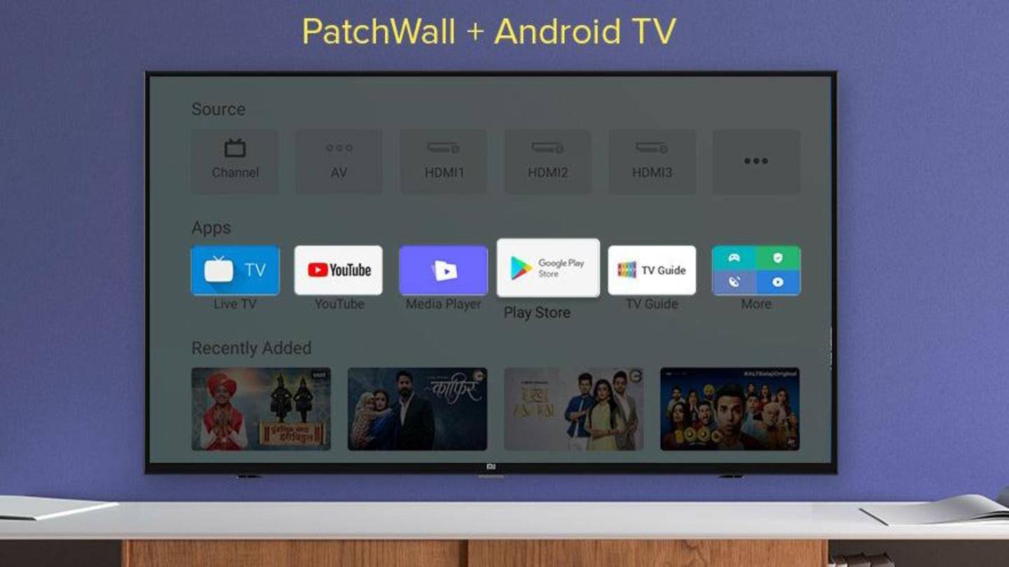 It will run on PatchWall UI It will run on PatchWall UI