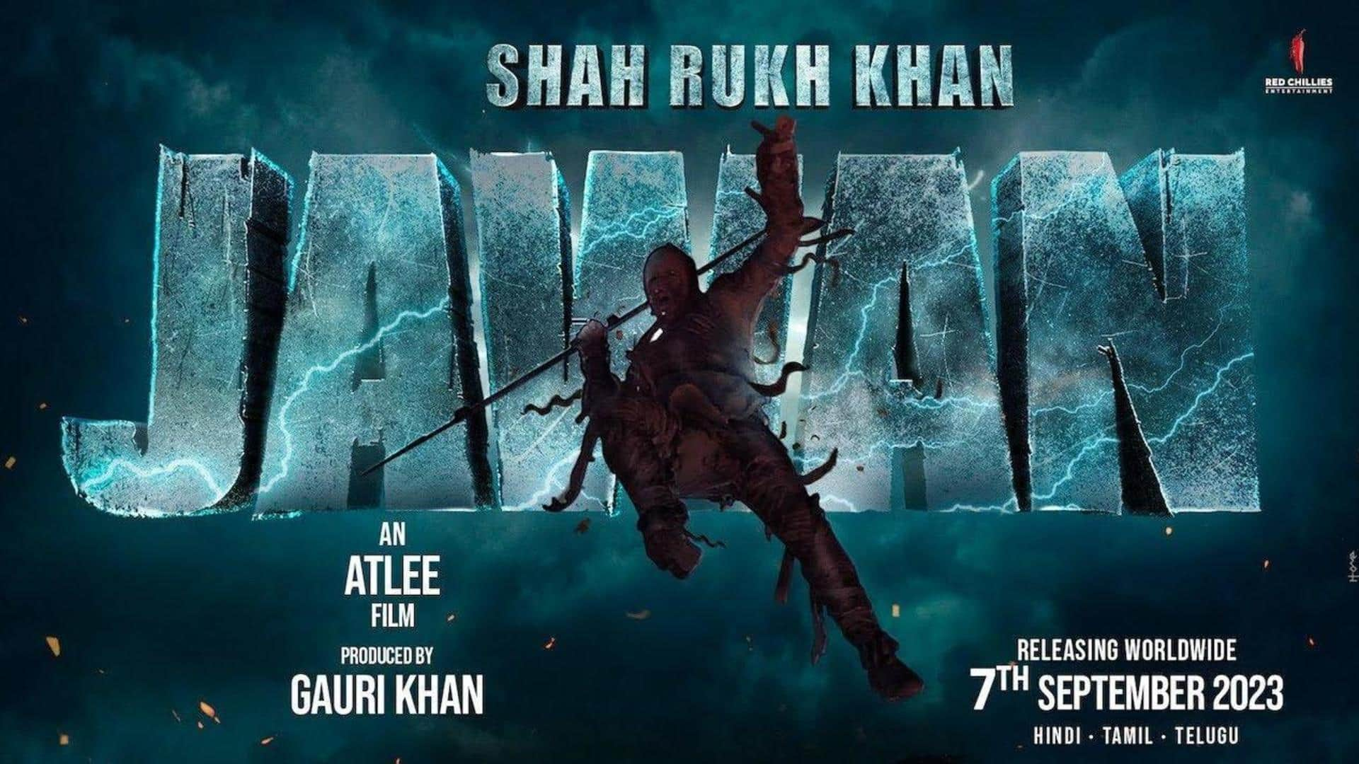 Srk Unveils Jawan Poster Featuring Vijay Sethupathi