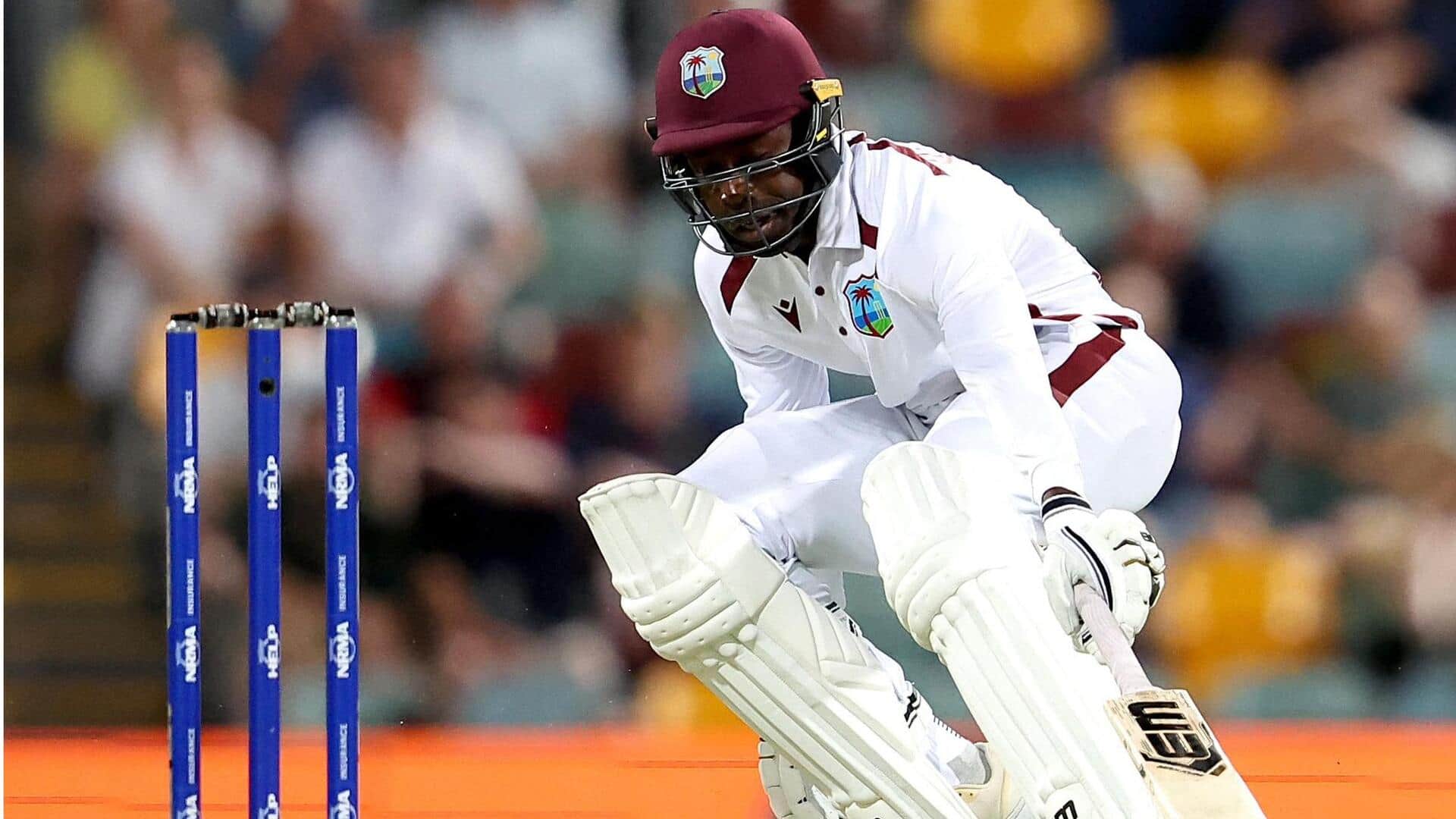 WI's Kevin Sinclair slams 50 on Test debut: Stats