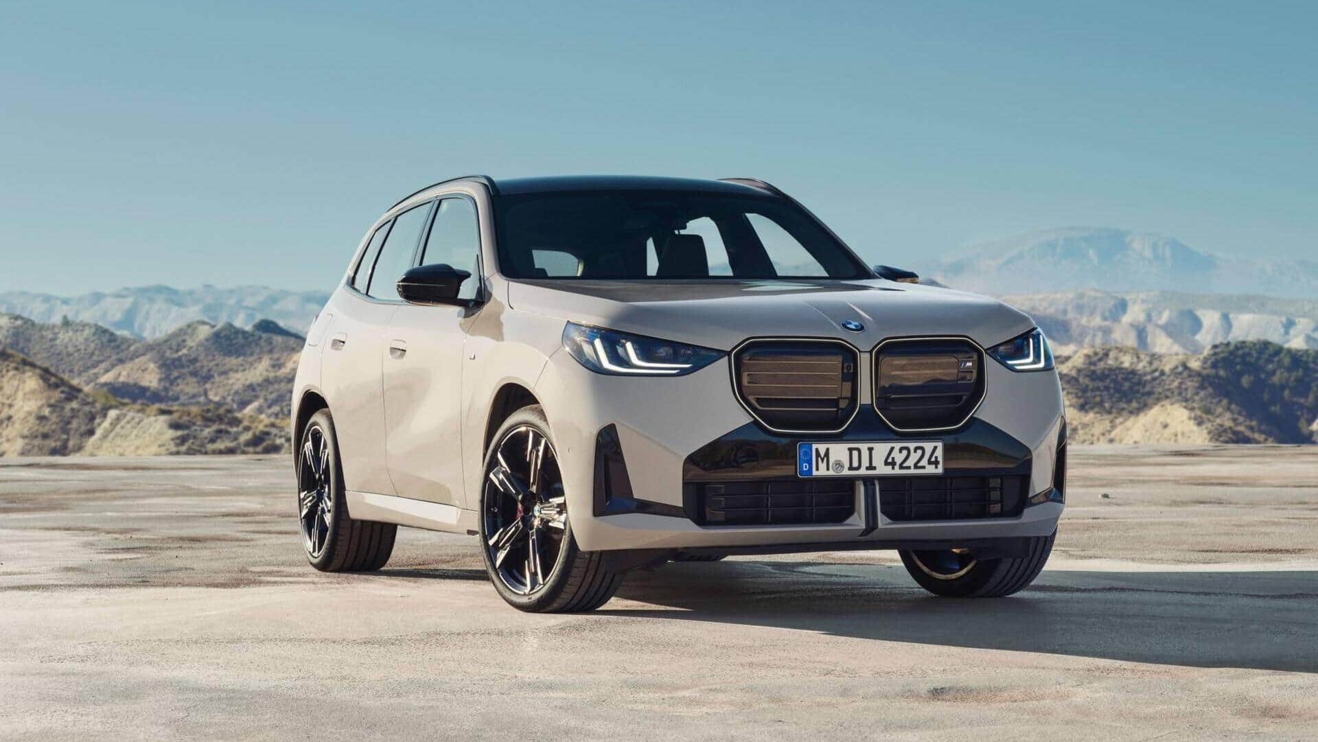 2025 BMW X3 SUV debuts in India at ₹76L