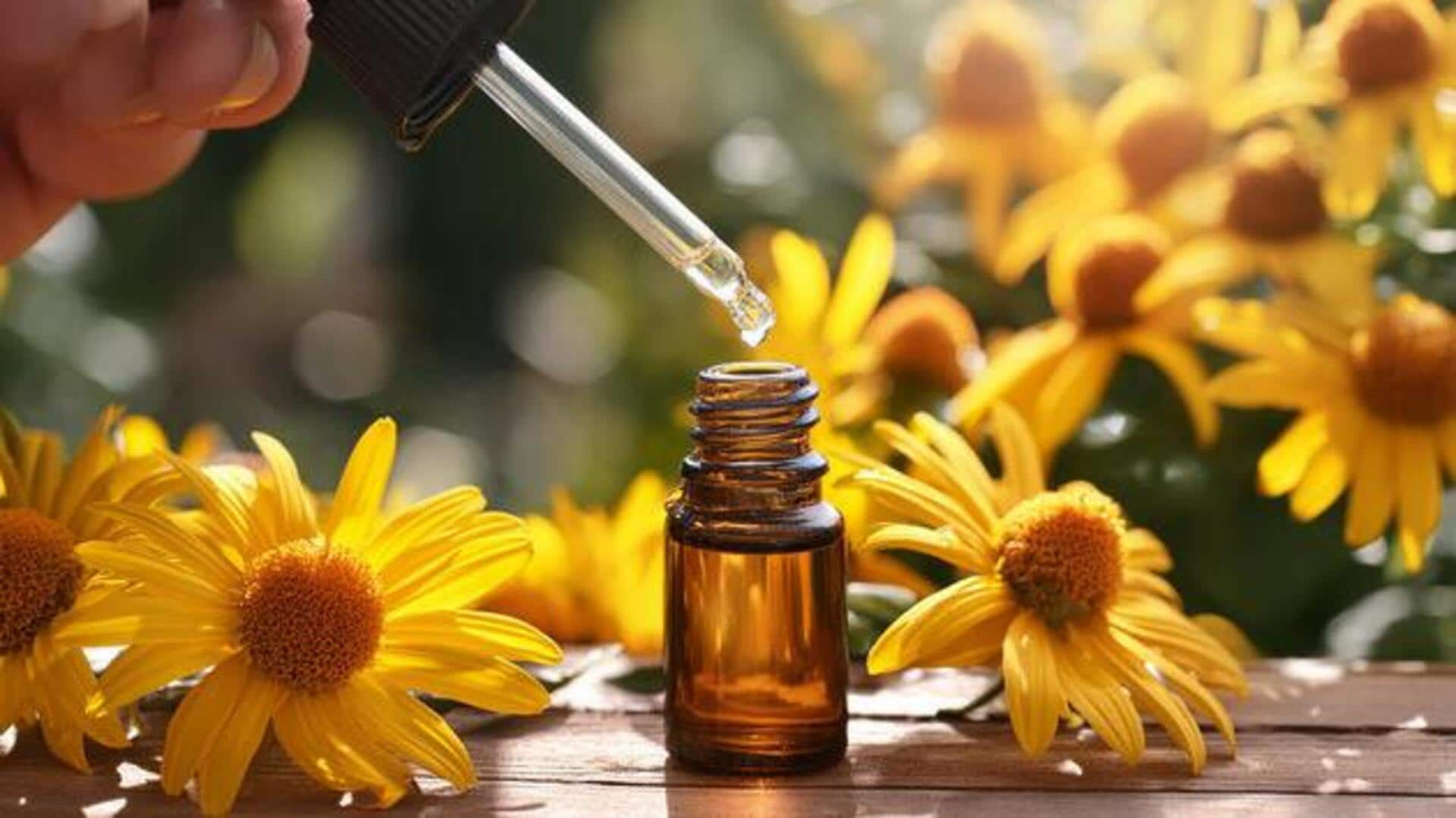 Alleviating muscle pain with arnica oil