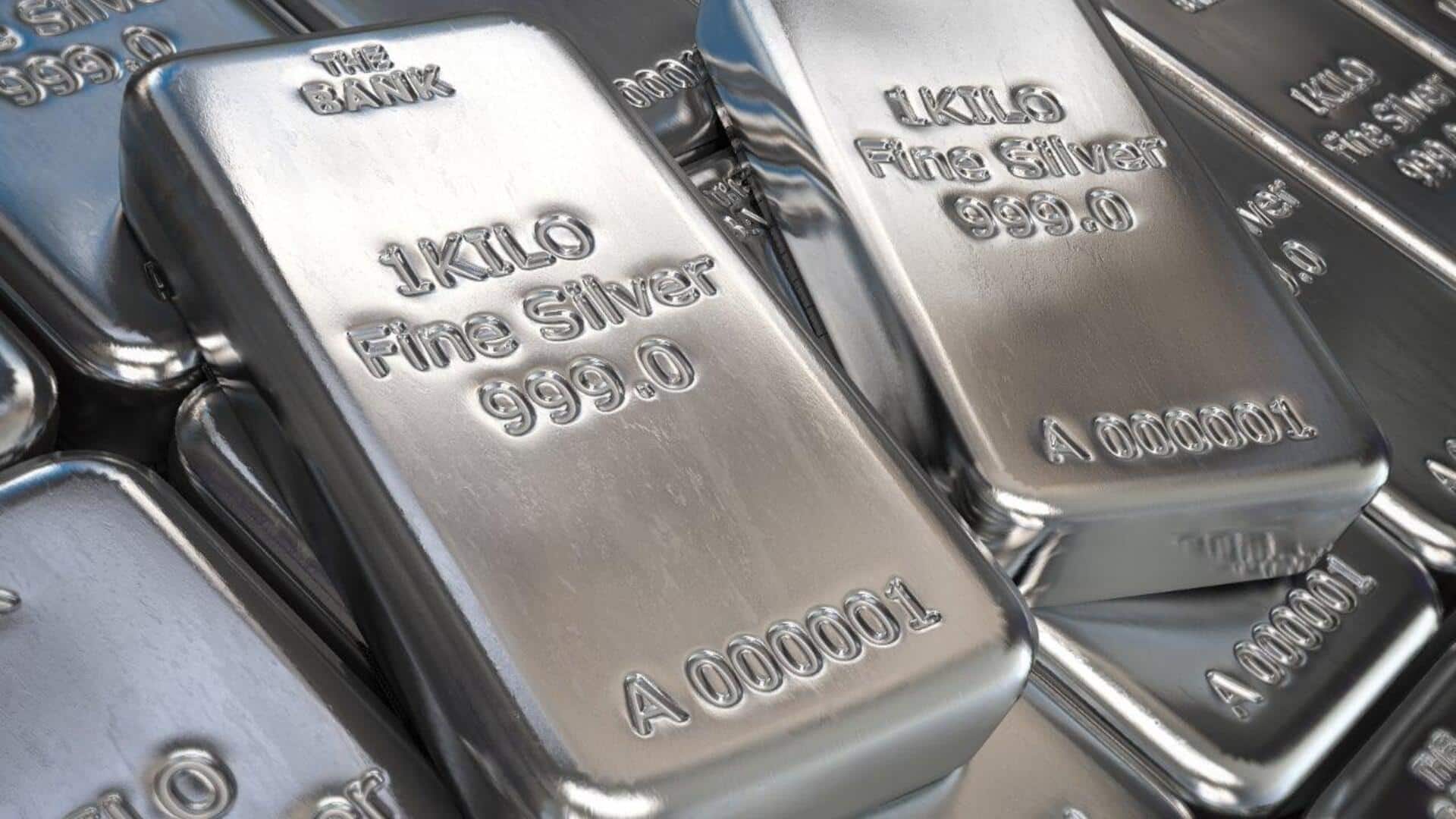 Silver prices in India hit all-time high of ₹1.04L Silver prices in India hit all-time high of ₹1.04L