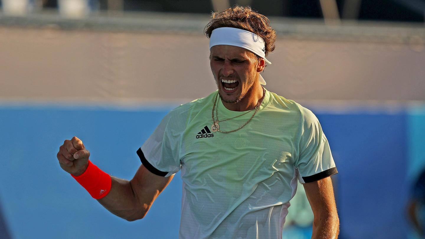 Zverev beat Djokovic in semis, Khachanov downed Busta Zverev beat Djokovic in semis, Khachanov downed Busta