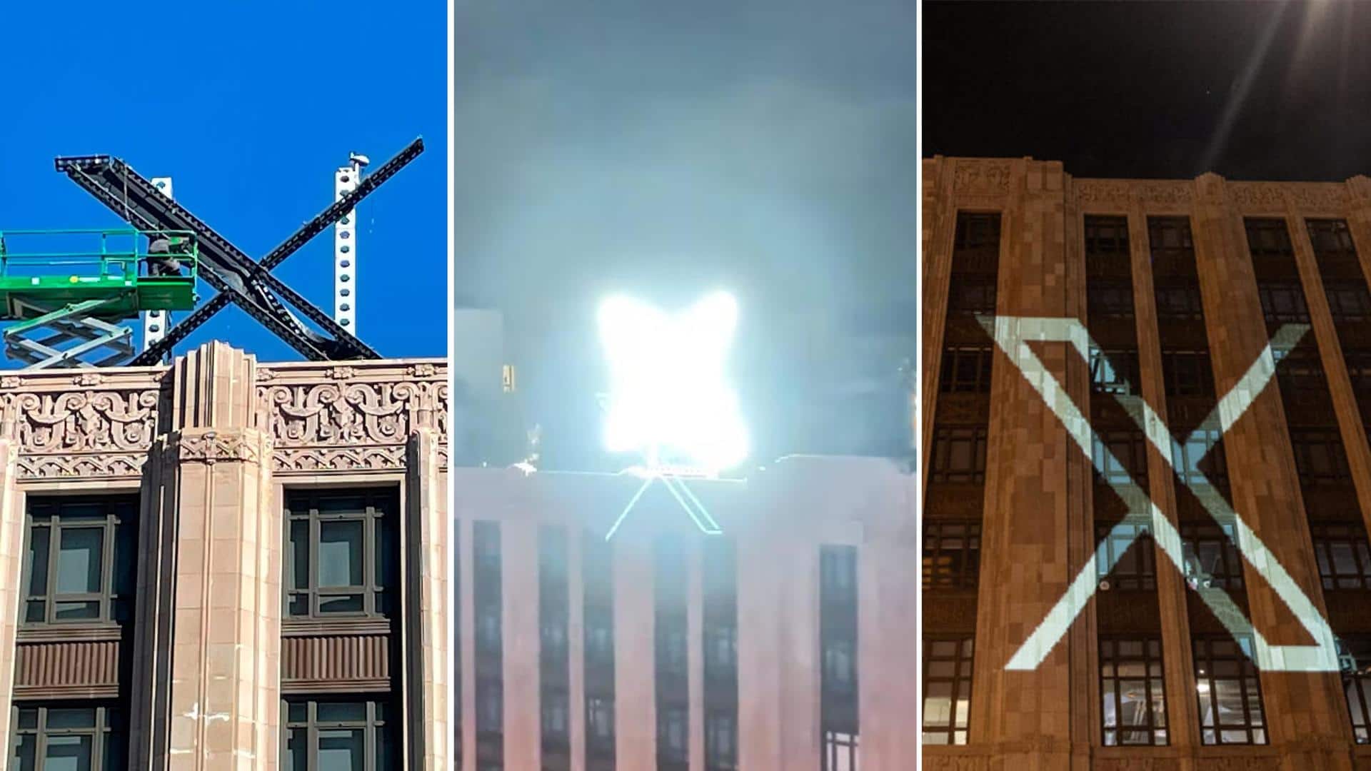 Twitter's 'X' sign glows up in San Francisco; residents complain 