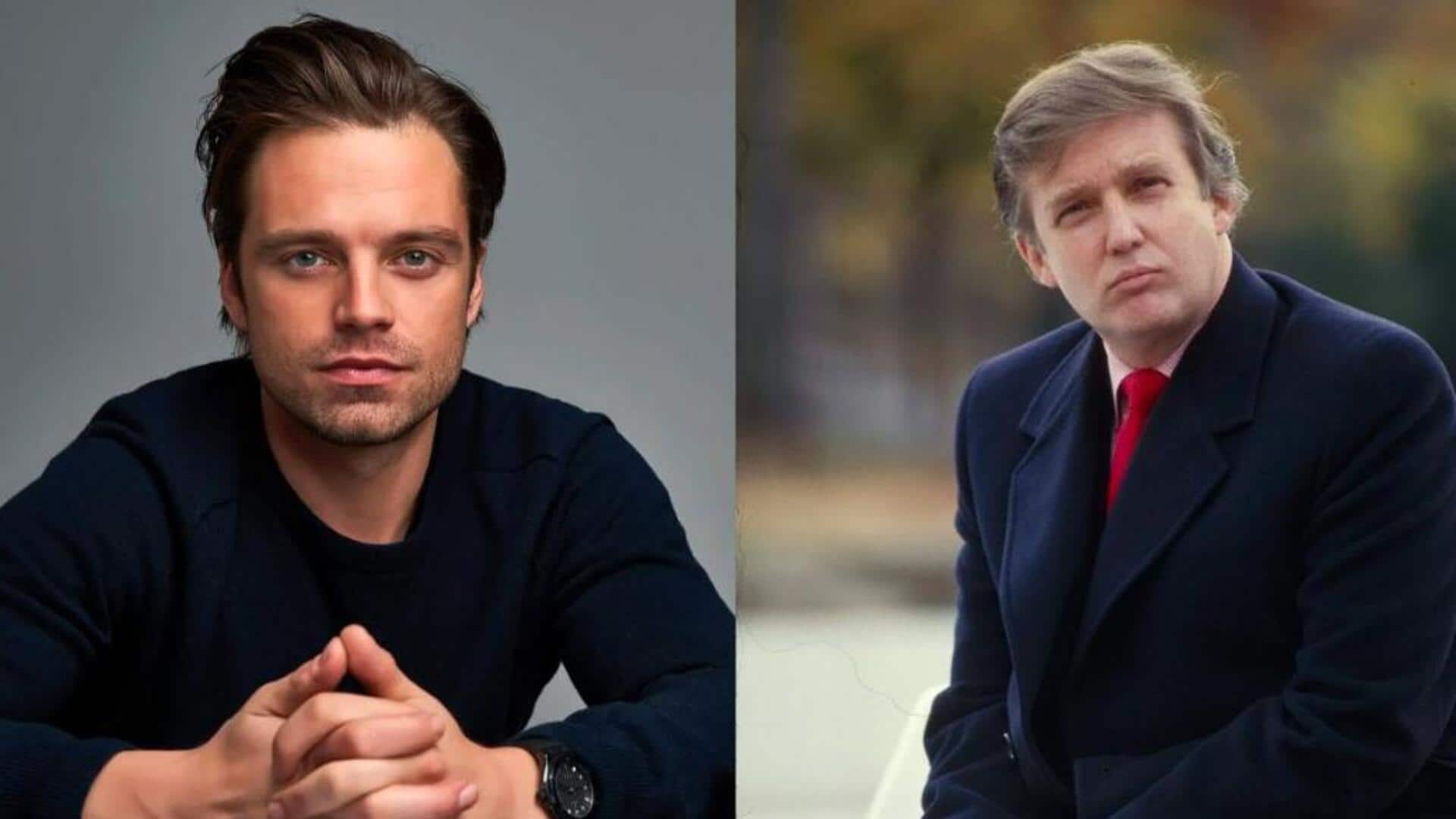 Who are the real figures getting featured in Trump's biopic