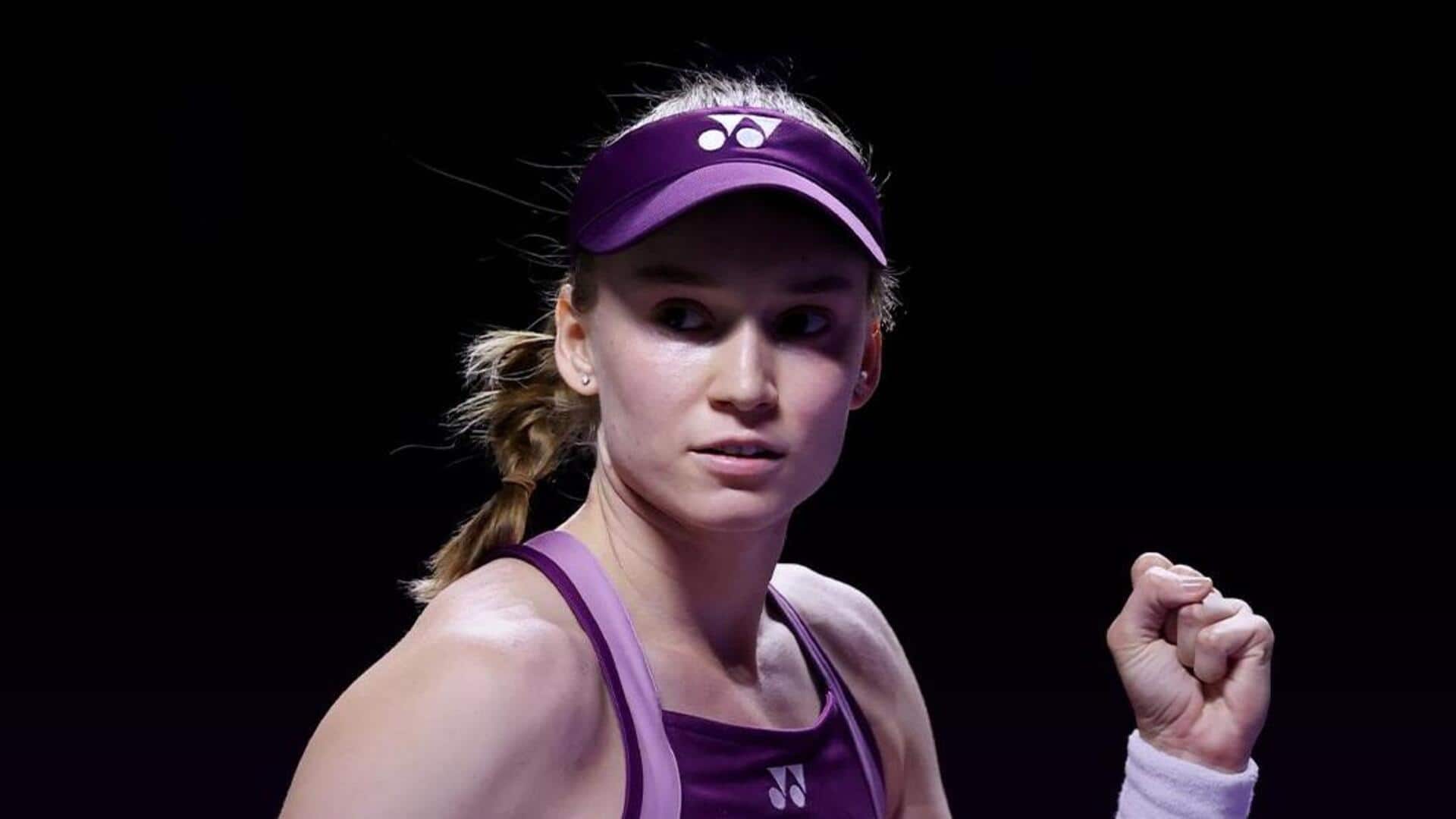 WTA Finals, Elena Rybakina beats Jessica Pegula, reaches final: Stats