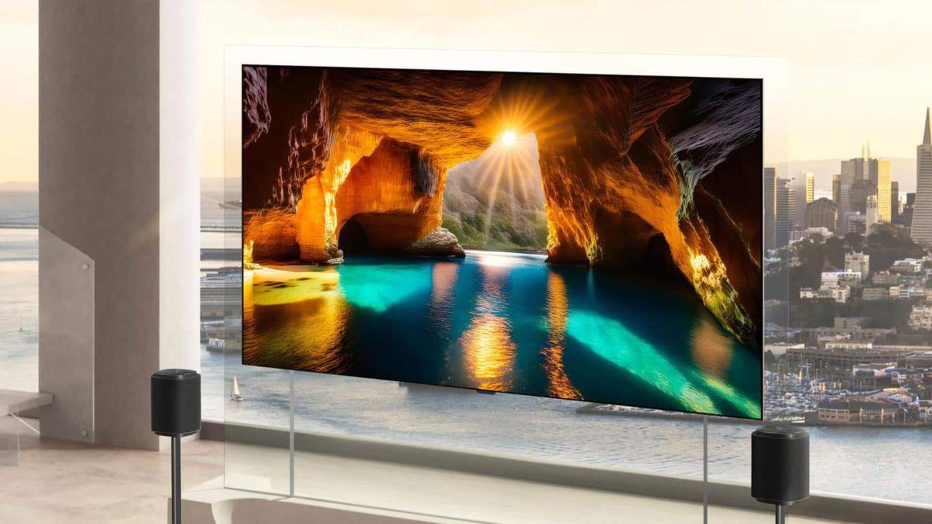 newsbytesapp.com - Mudit Dube - CES 2026: LG unveils world's thinnest wireless OLED TV