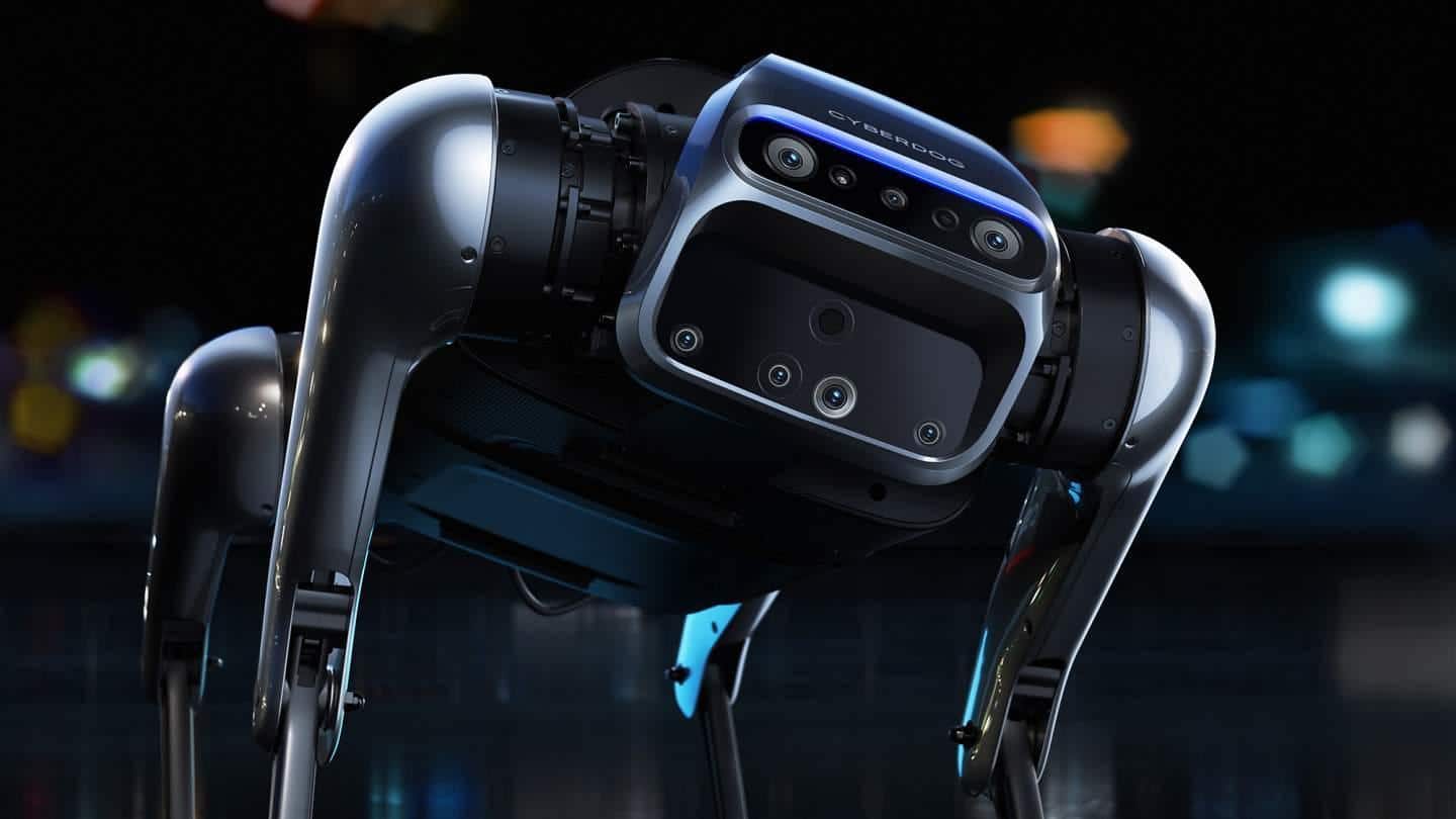 CyberDog can track human faces and postures CyberDog can track human faces and postures