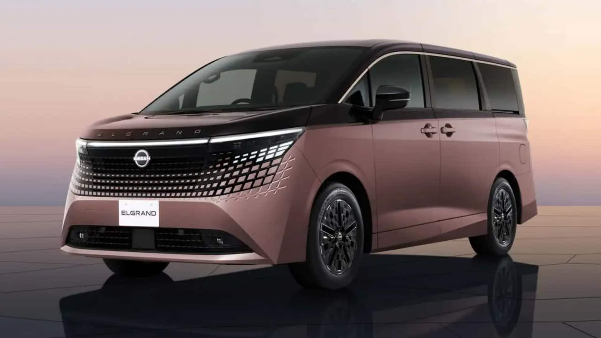 Nissan unveils its Toyota Vellfire rival, the new Elgrand minivan Nissan unveils its Toyota Vellfire rival, the new Elgrand minivan
