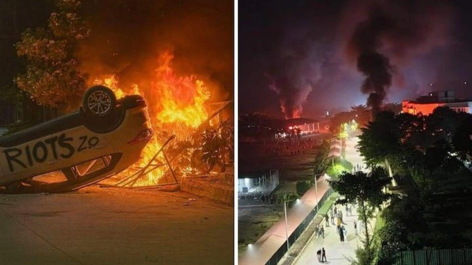 Vehicles torched, chancellor's bungalow damaged over jaundice outbreak at VIT-Bhopal