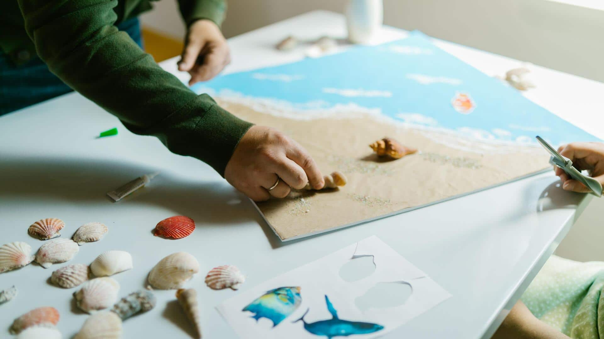 Get creative with seashells using these easy art ideas