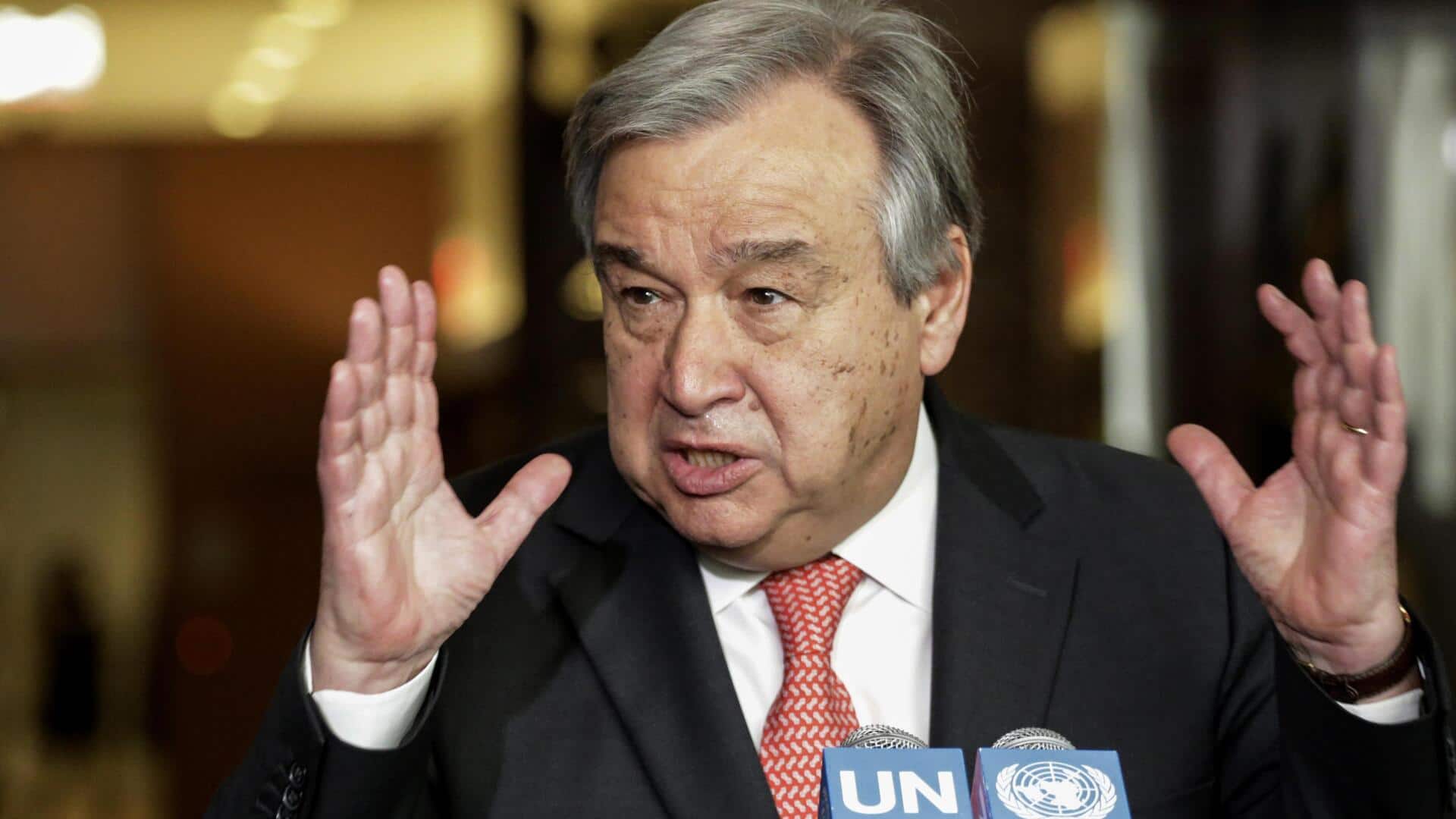 Climate change is a 'madness' we must stop: UN Secretary-General