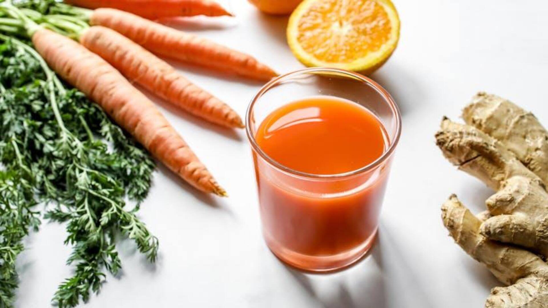 Benefits of carrot juice for youthful skin