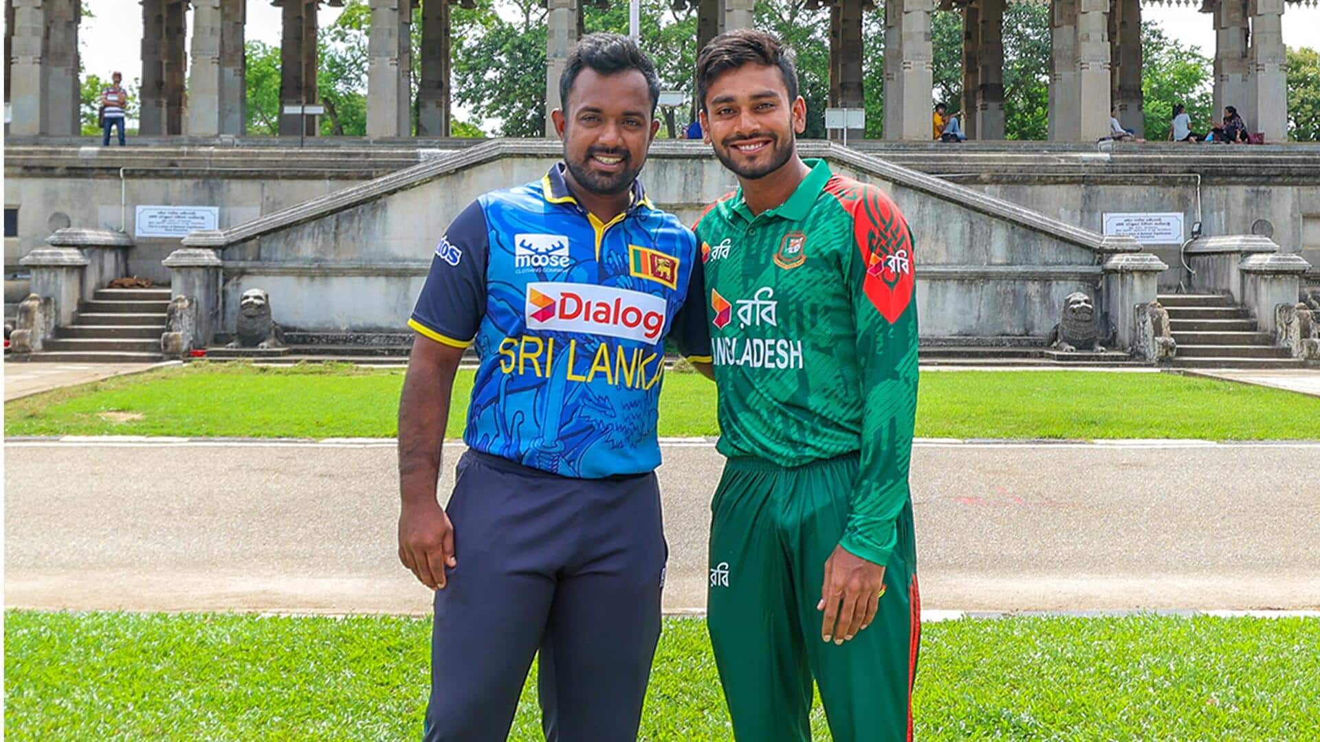 Sri Lanka face Bangladesh in 1st ODI: Preview and stats 